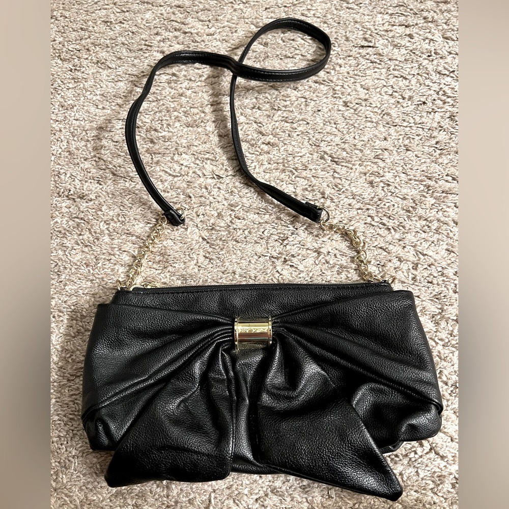 Betsey Johnson Bow Black Purse - NEW